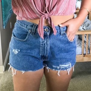 High Waisted Arizona Jean Shorts